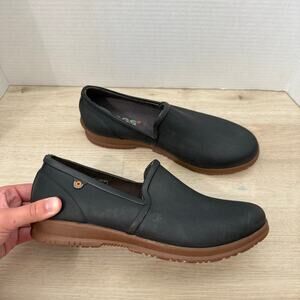 BOGS Women's Sweet Pea Slip On Rubber Waterproof Shoe Black Size 8